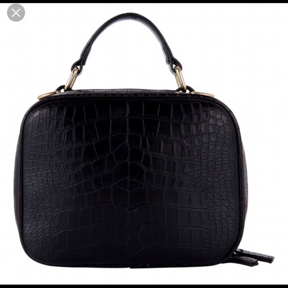 Lionel Vegan Leather Black Solange handbag